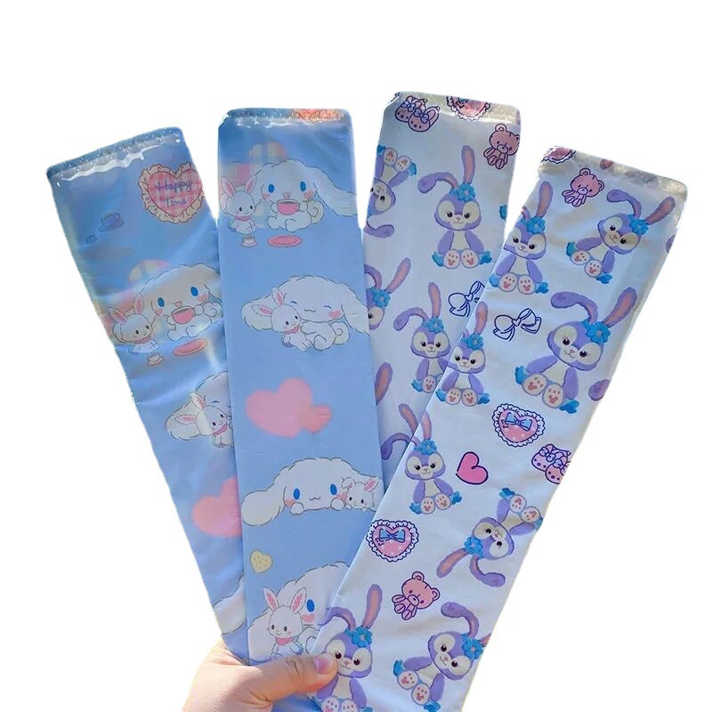2022 New Hyuna Artistic Cartoon Cute Sun Protection Women's sleeve arm guard ice silk sleeve gloves UV Protection gloves Item Picture