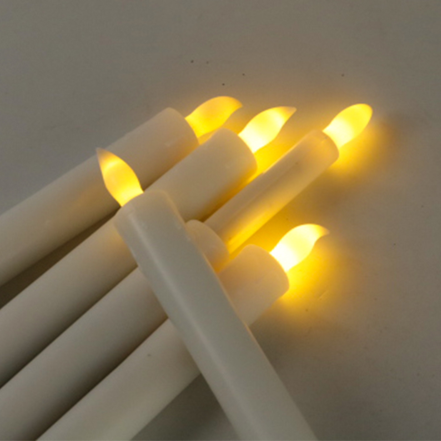 Pressed long-pole candles, wedding and festival decoration simulation led electronic candle lamps, decorative handicrafts and ornaments details Picture