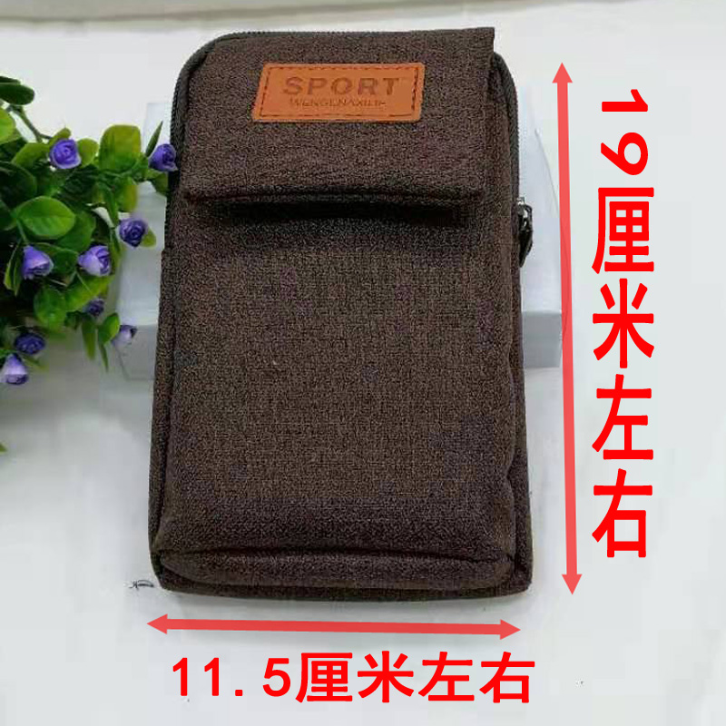 L2223 Premium Fashion Flip-top Large waist Bag, multi-functional mobile phone bag, men's waist bag, hanging bag, Yiwu, Diverse details Picture