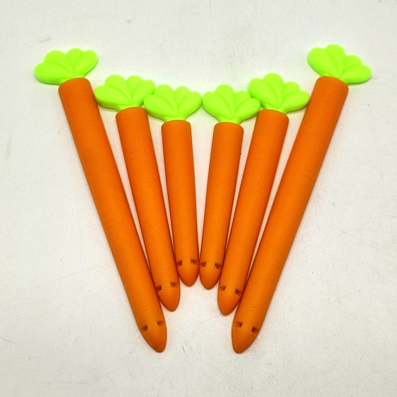 Sunshine Department Store Cartoon Carrot Sealing Clip, 6 pieces of large, medium and small household moisture-proof and fresh-keeping clips in sealed bags