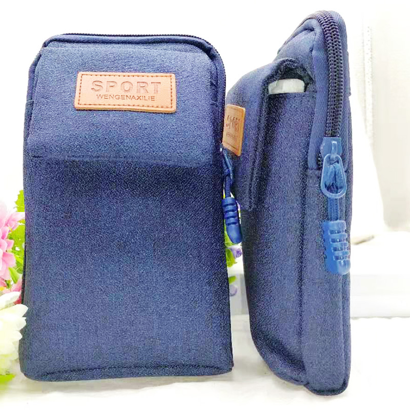 L2223 Premium Fashion Flip-top Large waist Bag, multi-functional mobile phone bag, men's waist bag, hanging bag, Yiwu, Diverse Item Picture