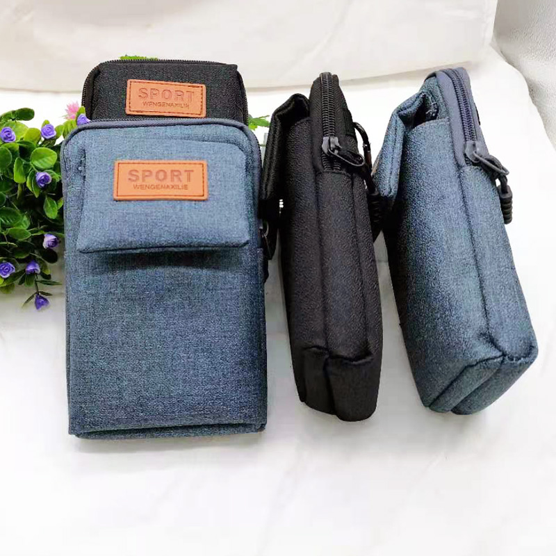 L2223 Premium Fashion Flip-top Large waist Bag, multi-functional mobile phone bag, men's waist bag, hanging bag, Yiwu, Diverse Application Scenario