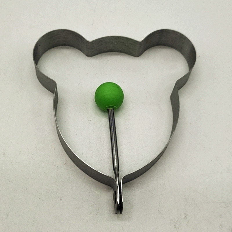 Sunshine Department Store bagged egg frying mold, cute bear shape, home creative stainless steel non-stick pan egg frying mold Item Picture