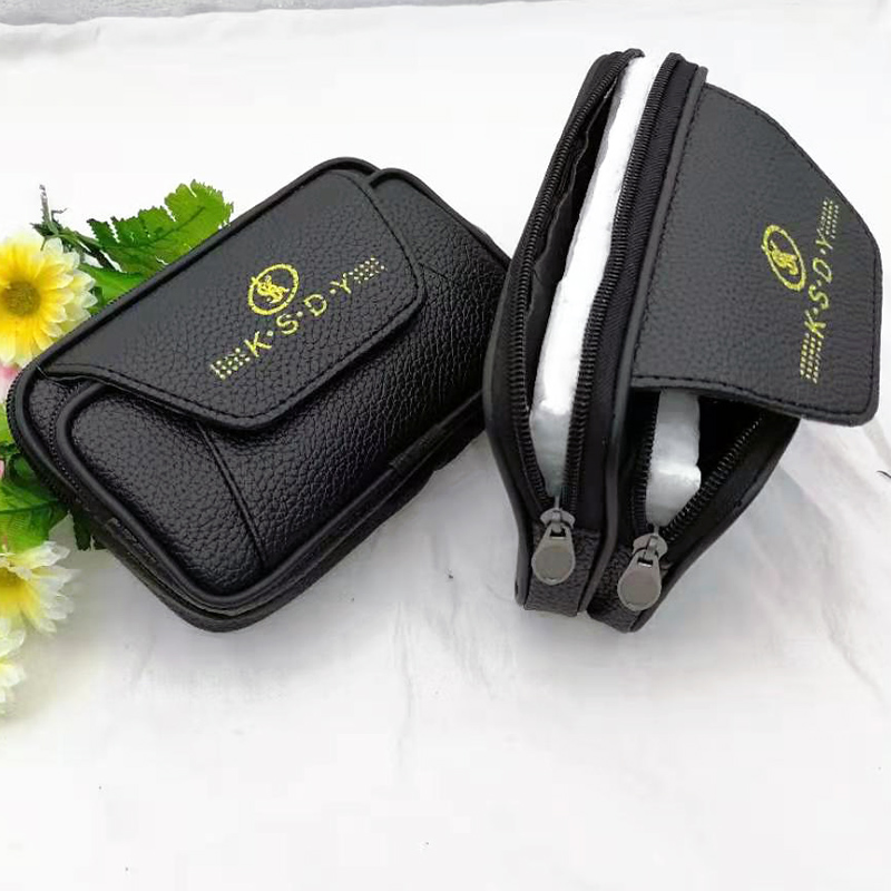 L2214 large-sized flip leather waist bag, multi-functional mobile phone bag, men's waist bag, hanging bag, Yiwu, diverse Specification image