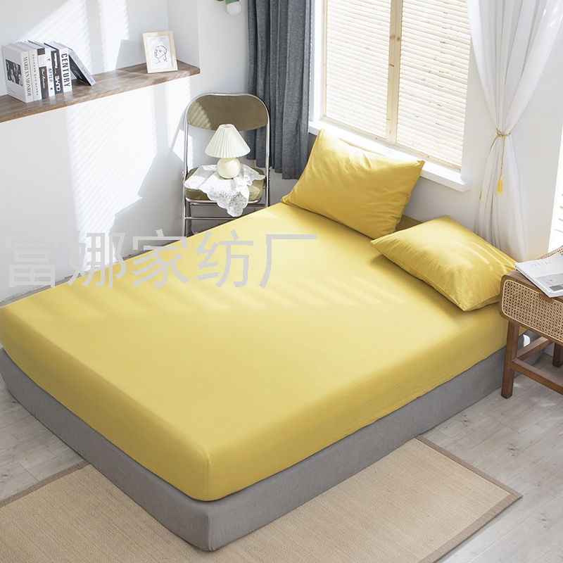 Bedhat Bedclothes Foreign Trade Plain Color Chemical Fiber Bedhat Pillow Case Export Size Can Be Customized Best-Selling Models details Picture