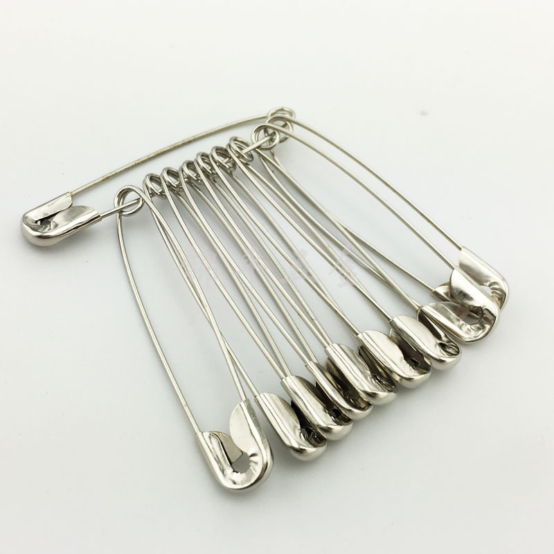 厂家直销 防锈亮镍色安全别针 婚庆礼服保险别针 号码簿扣针详情图4