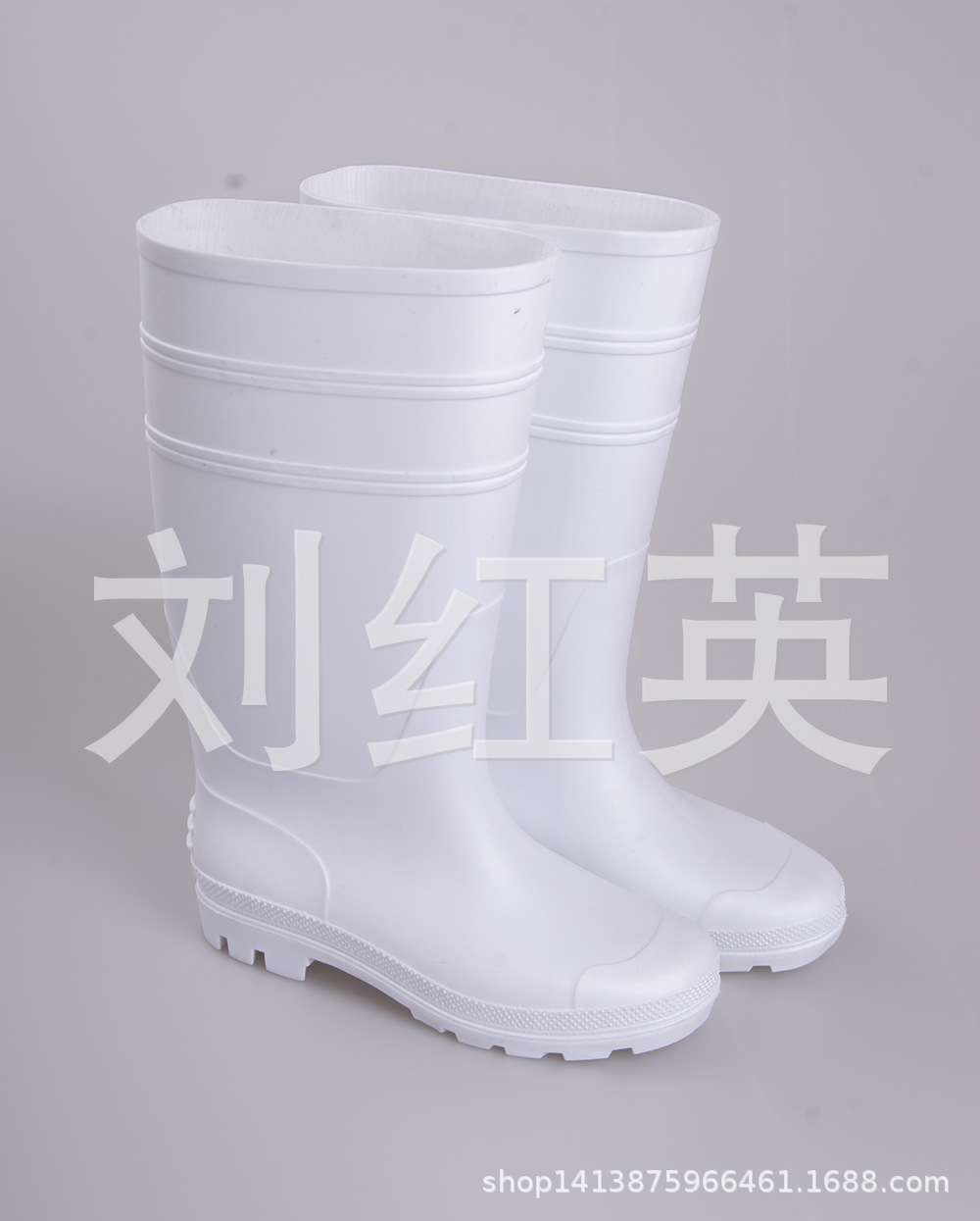 高筒水鞋 耐油耐酸碱雨靴 PVC高密度防磨雨靴 滑耐厨房鞋劳保雨鞋