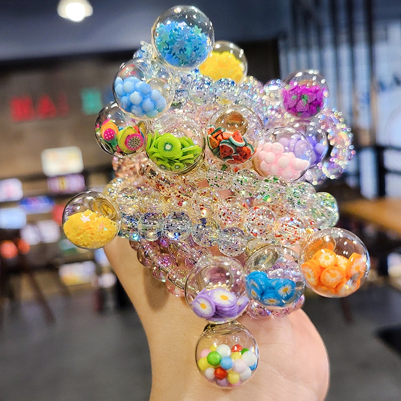 Wholesale of 2022 children's bracelets, princess bracelets, sand balls, baby jewelry, toys, and festival gifts for little girls full figure