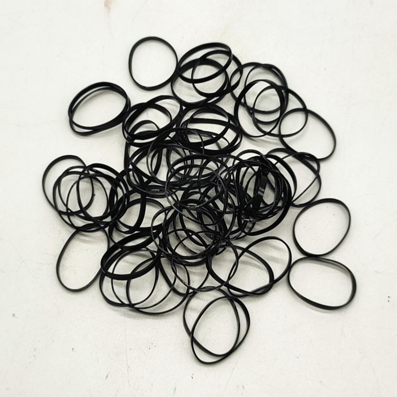 Sunshine Department Store Korean candy Salad, continuous hair tie, colorful elastic black hair tie, hair band, disposable rubber band Item Picture