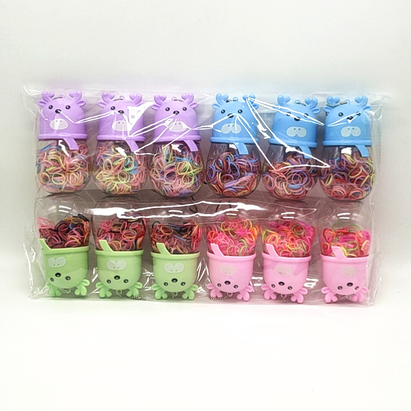 Sunshine Department Store's cute and portable disposable rubber band women's hair tie, Korean-style hair tie, and colorful hair tie Item Picture