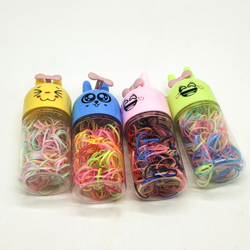 Sunshine Department Store's Korean candy-colored strong stretch can hair tie, colorful elastic hair band, disposable rubber band Specification image