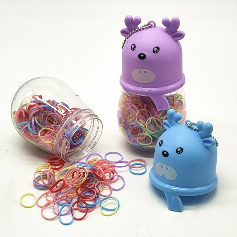 Sunshine Department Store's cute and portable disposable rubber band women's hair tie, Korean-style hair tie, and colorful hair tie Specification image