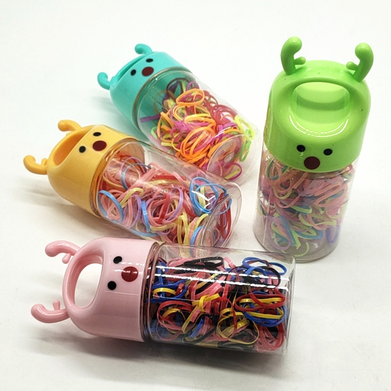 Sunshine Department Store's cute and portable disposable rubber band women's hair tie, Korean-style hair tie, and colorful hair tie details Picture