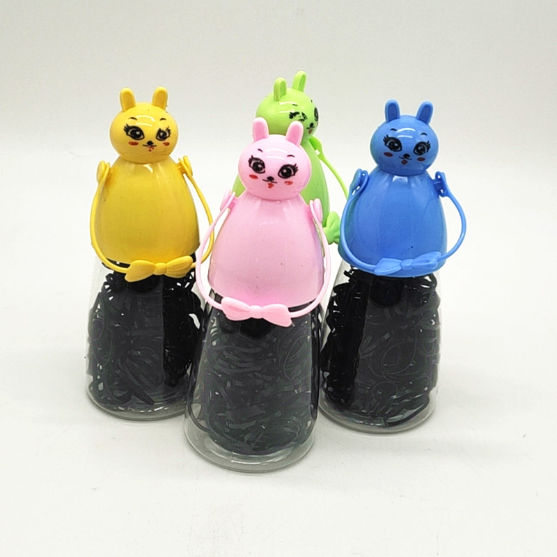 Sunshine Department Store Korean candy Salad, continuous hair tie, colorful elastic black hair tie, hair band, disposable rubber band