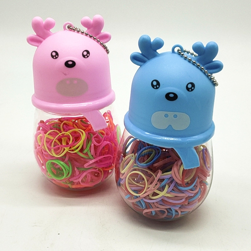 Sunshine Department Store's cute and portable disposable rubber band women's hair tie, Korean-style hair tie, and colorful hair tie details Picture