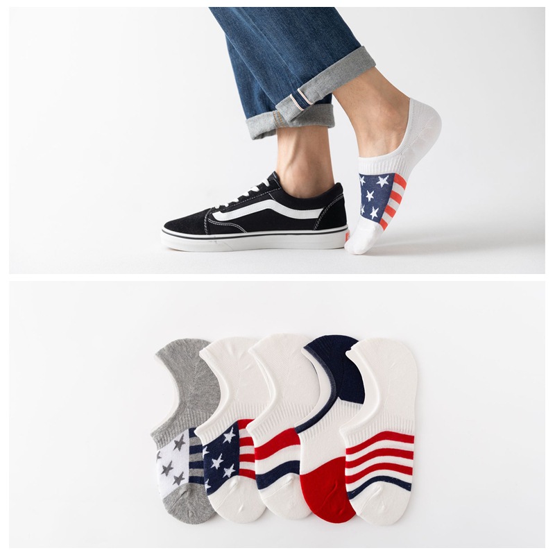 Calcetines hombre primavera verano nuevo rayas patchwork crash color sudor absorbente transpirable tendencia versátil deporte casual fábrica al por mayor