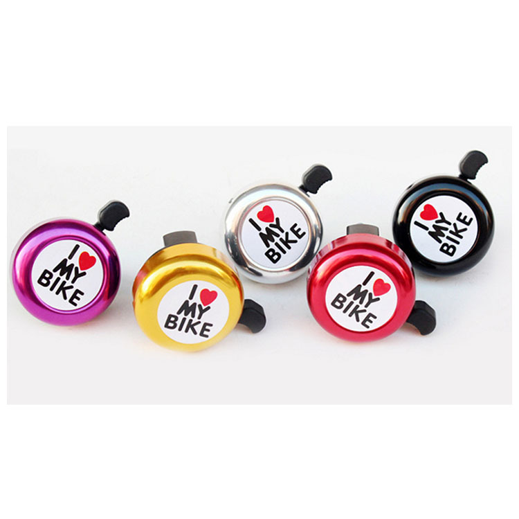 Cute heart-shaped bicycle bell, mountain bike bell, clear sound, large quantity, discounted price. BL-05 details Picture