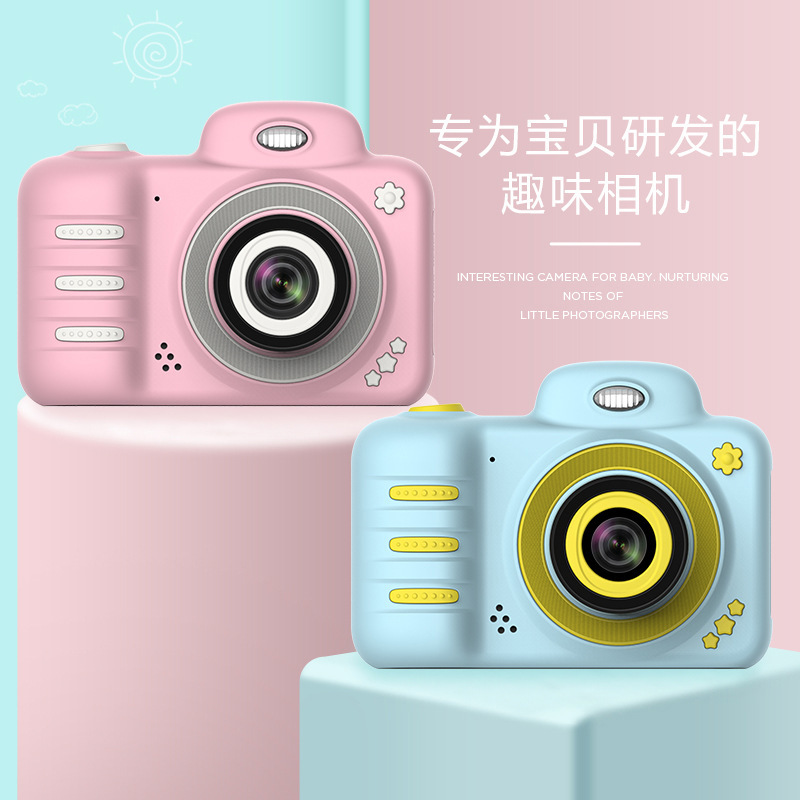 Cross-border children's digital camera, small single-lens reflex toys for boys and girls, students can take photos and print high-definition Polaroid full figure