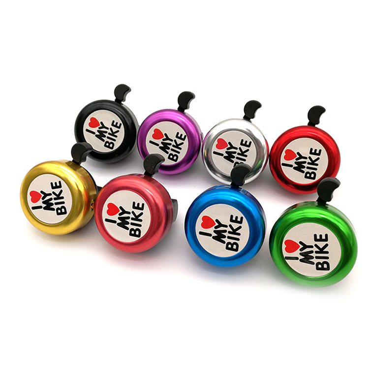Cute heart-shaped bicycle bell, mountain bike bell, clear sound, large quantity, discounted price. BL-05 full figure