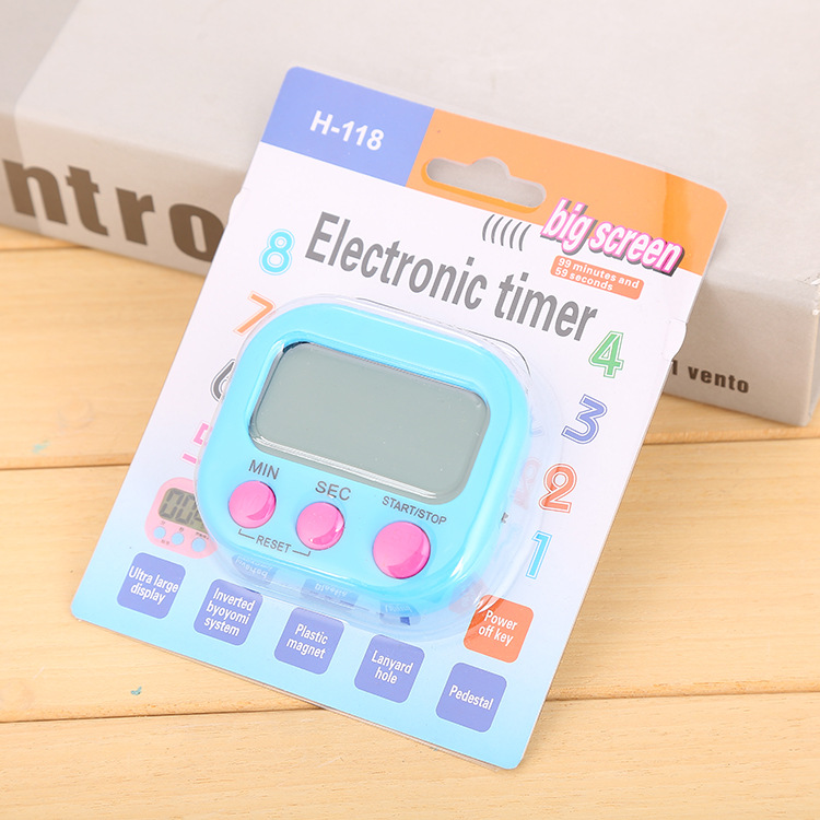 Kitchen electronic timer manufacturer wholesale cross-border high-quality student countdown alarm clock English version digital timer Application Scenario