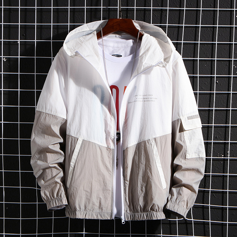 Skin Jacket Men 2021 New Summer Korean-style casual wear jacket Spring and Summer thin jacket breathable skin clothing Specification image