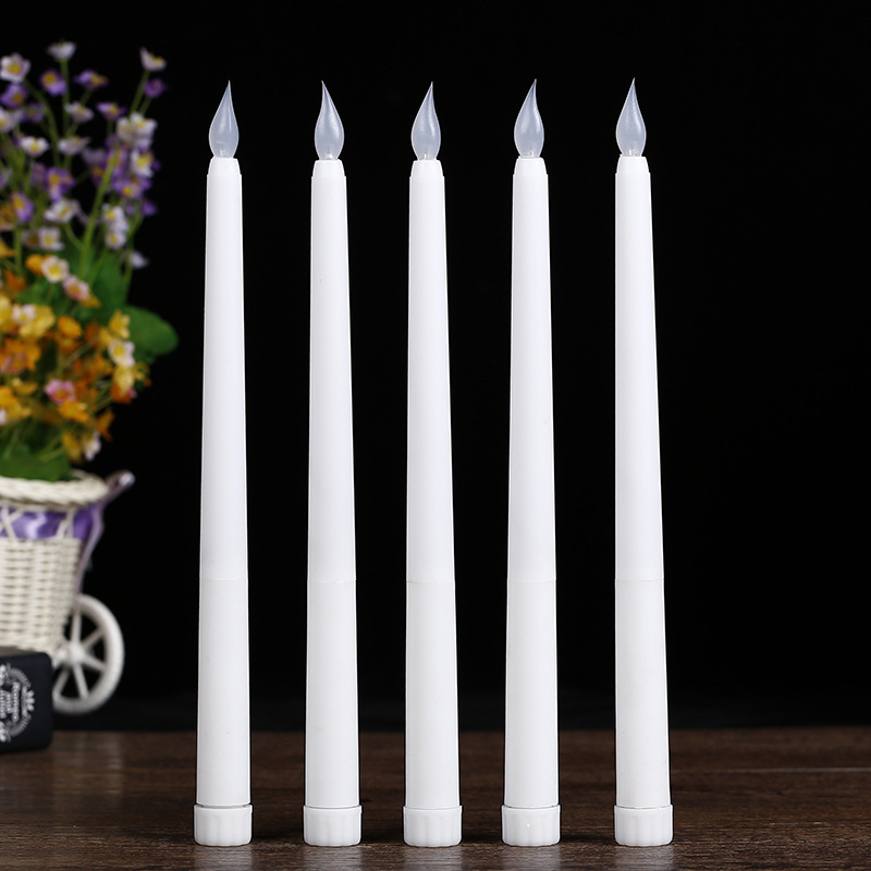 Long-pole electronic candle lamp, pole wax, household lighting LED candle lamp, decorative handicrafts and ornaments Item Picture