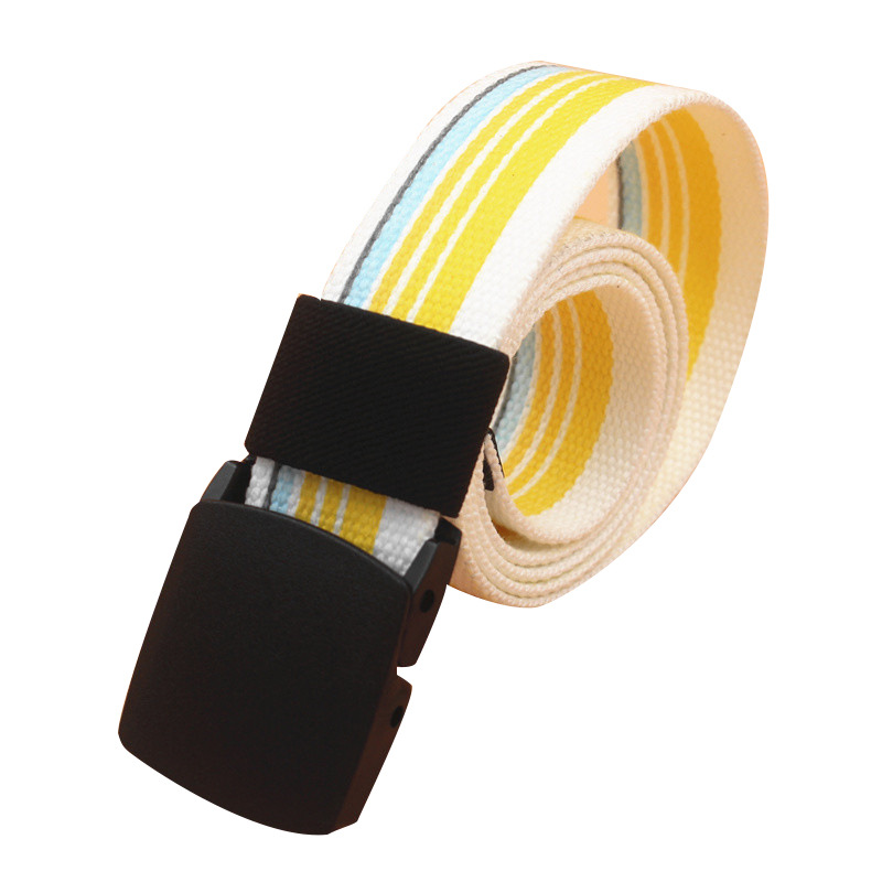 2020 new fashionable men's retro belt with wavy pattern elastic belt and square buckle men's belt