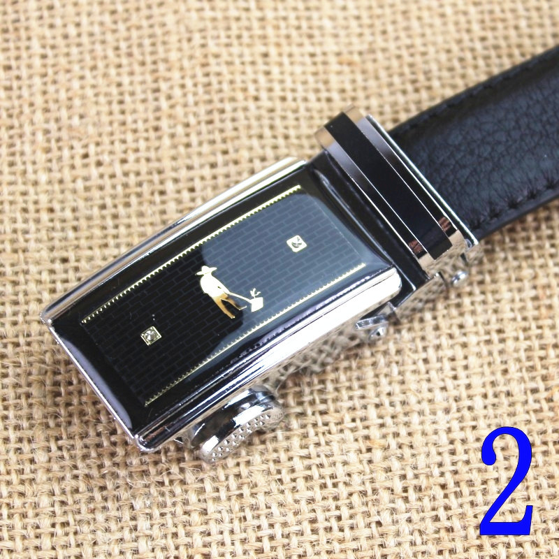 New genuine leather men's belt, automatic buckle, thin cowhide waist belt, fashionable and versatile, cowhide waist accessory manufacturer wholesale Application Scenario