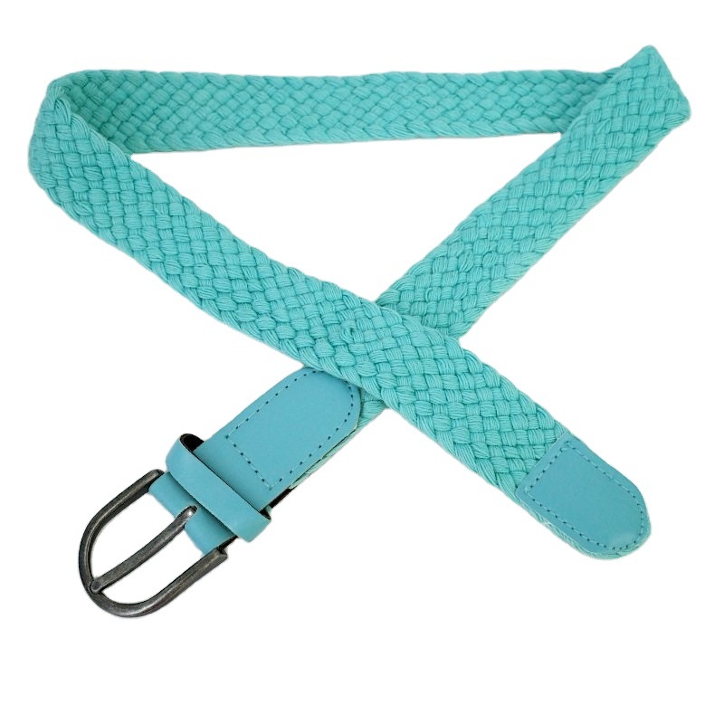 وحزام منفرد من النسيج القطني مزخرف بشكل مريح في أزياء أزياء مزخرفة بحزام من نوع "D" Item Picture
