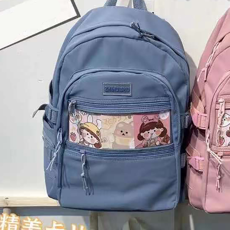 A tripod trend backpack 9901 school bag female Korean high school students backpack backpack