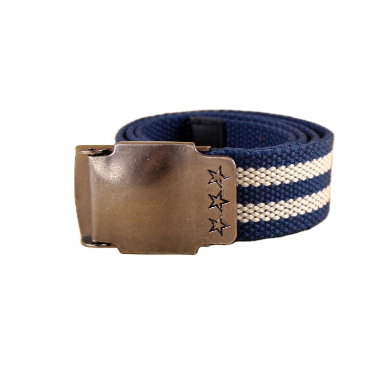 Suministro 2020 nuevo smooth hebilla lona cinturón de moda casual cinturón de tejido para adultos decoración de cintura fabricante al por mayor Item Picture