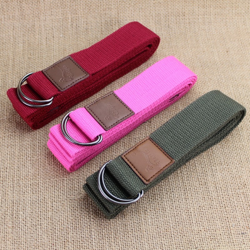 Fashionable multi-color 180cm stretch band for sex yoga accessories, comfortable polyester-cotton elastic yoga stretch band Specification image