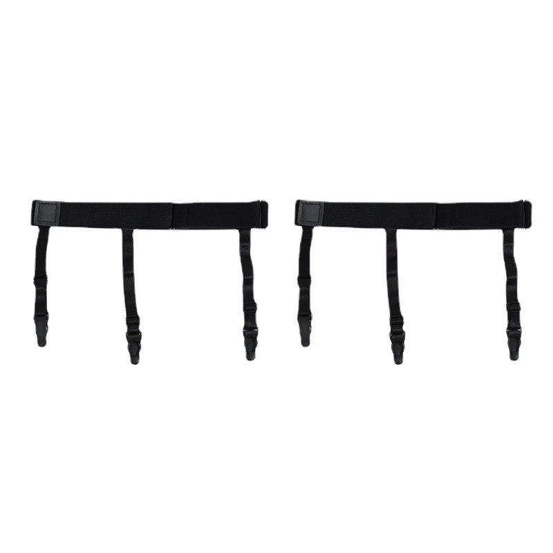 High-quality elastic PU fixed straps, unisex black hosiery straps, fashionable canvas shirt anti-slip hosiery straps Item Picture