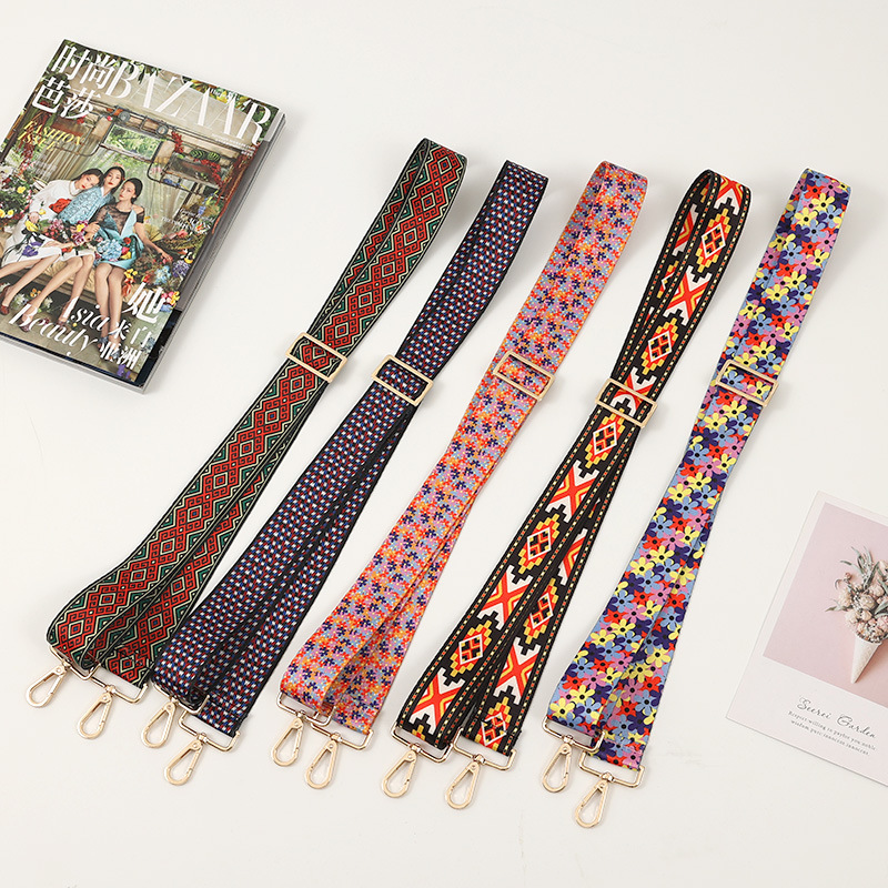 Spring 2021 new clothing accessories with ethnic style, adjustable length for replacement, overalls and shoulder straps
