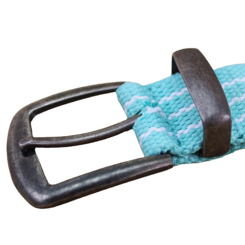 Comfortable polyester-cotton children's woven belt, fashionable and simple fine belt, pin buckle type ordinary belt Application Scenario