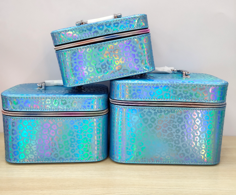 Adiva's new high-end large-capacity three-piece makeup portable travel storage waterproof toiletry bag details Picture