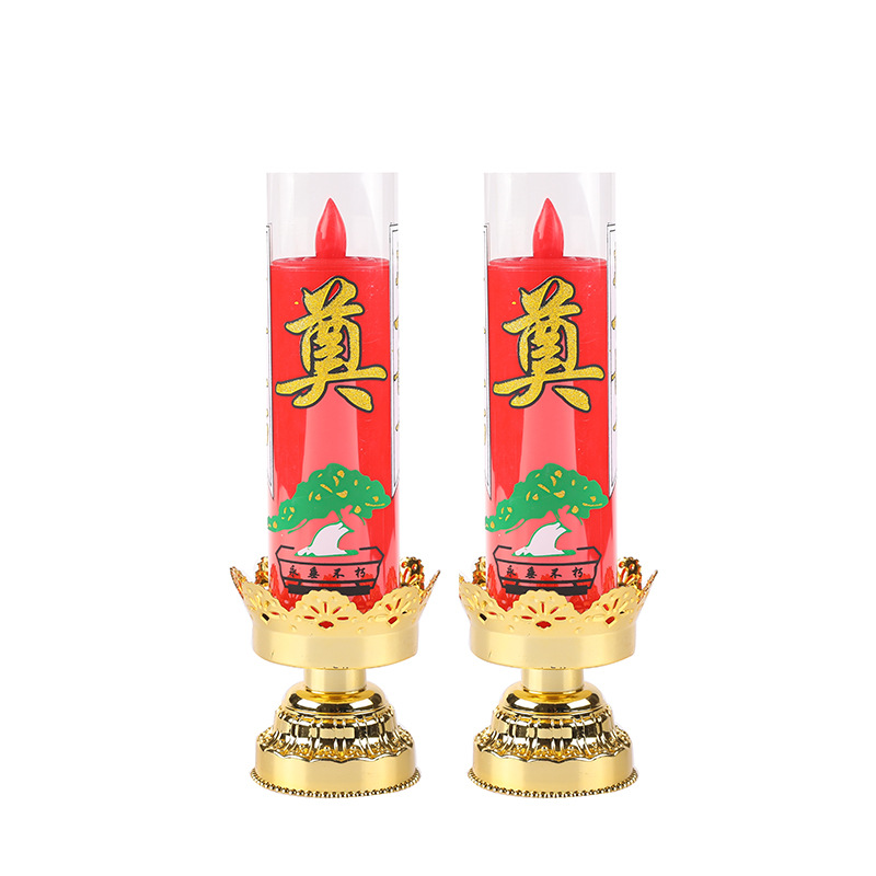 Electronic candles for memorial and funeral services, candles for ancestral worship, and candles for the Qingming Festival Item Picture