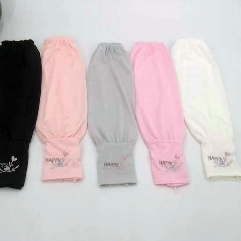 H1733 Fashionable embroidered ice sleeves, summer cool sleeves, UV-resistant gloves, arm covers, Yiwu 2 yuan Application Scenario