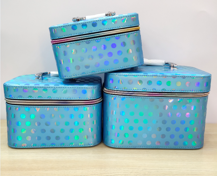 Adiva's new high-end large-capacity three-piece makeup portable travel storage waterproof toiletry bag