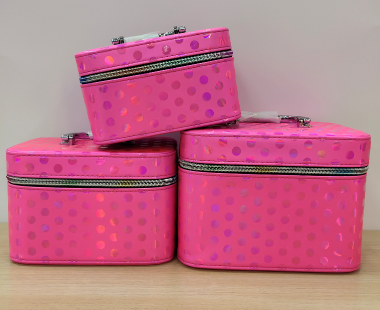 Adiva's new high-end large-capacity three-piece makeup portable travel storage waterproof toiletry bag Application Scenario