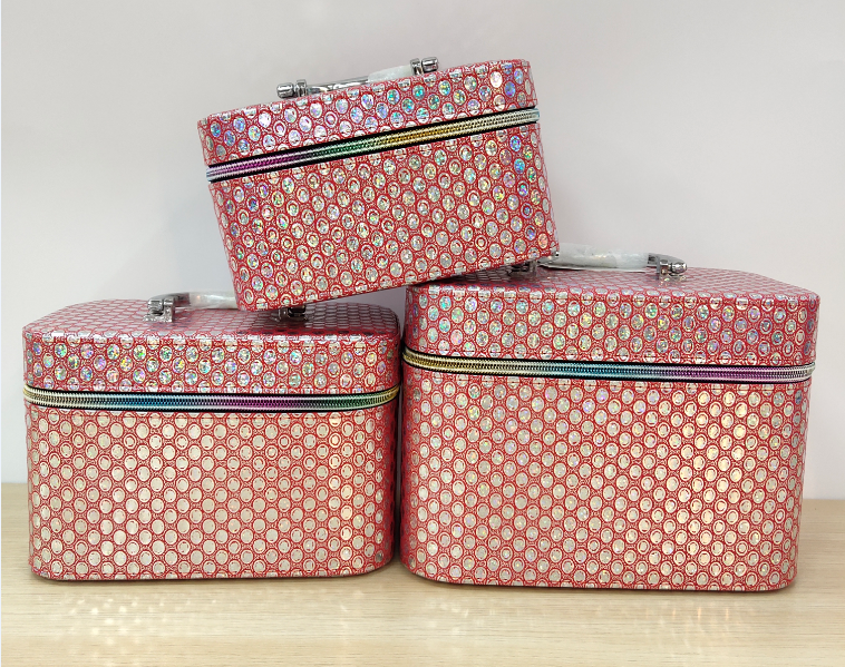 Adiva's new high-end large-capacity three-piece makeup portable travel storage waterproof toiletry bag