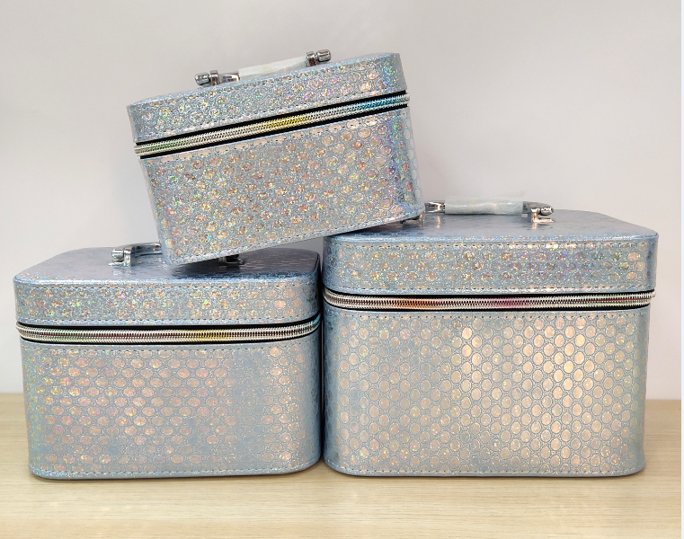 Adiva's new high-end large-capacity three-piece makeup portable travel storage waterproof toiletry bag Specification image