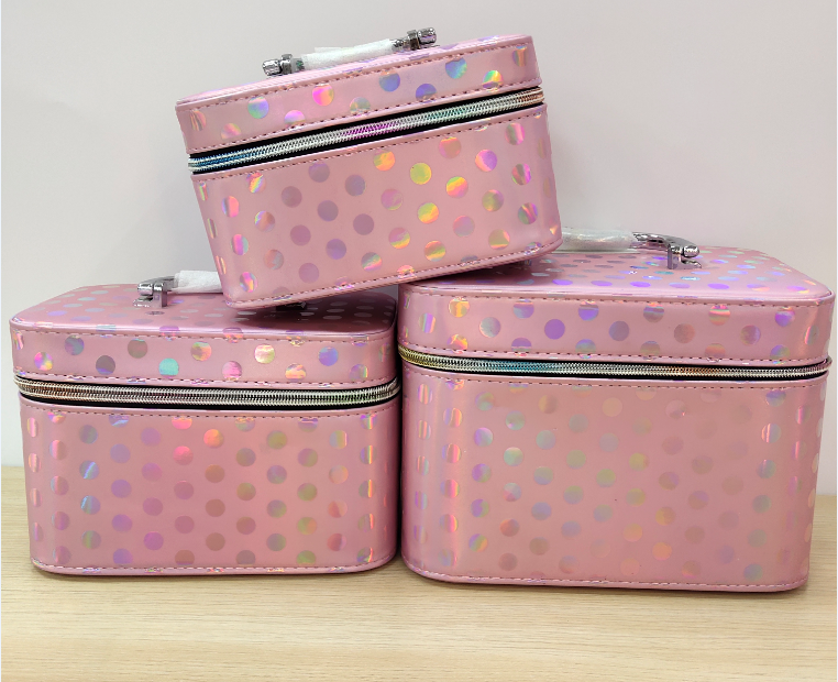 Adiva's new high-end large-capacity three-piece makeup portable travel storage waterproof toiletry bag Specification image