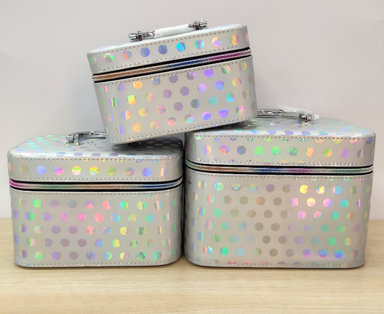 Adiva's new high-end large-capacity three-piece makeup portable travel storage waterproof toiletry bag details Picture