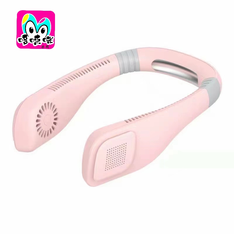 The 2022 new F6 bladeless neck-hanging fan is a lazy person's travel neck-hanging fan for outdoor and indoor sports full figure