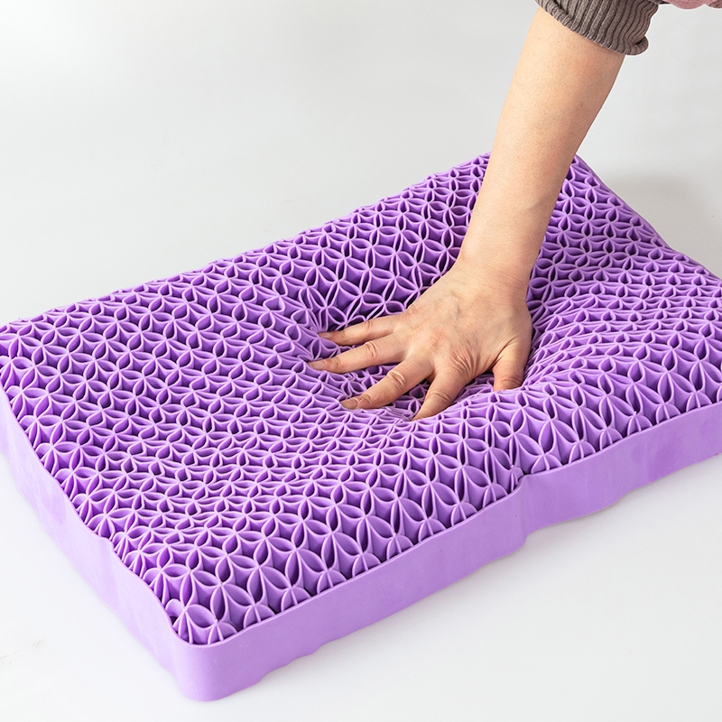 TPE pectin pillow, non-pressure pillow, jelly pillow, pressure-relieving pillow, dynamic internet-famous pillow details Picture