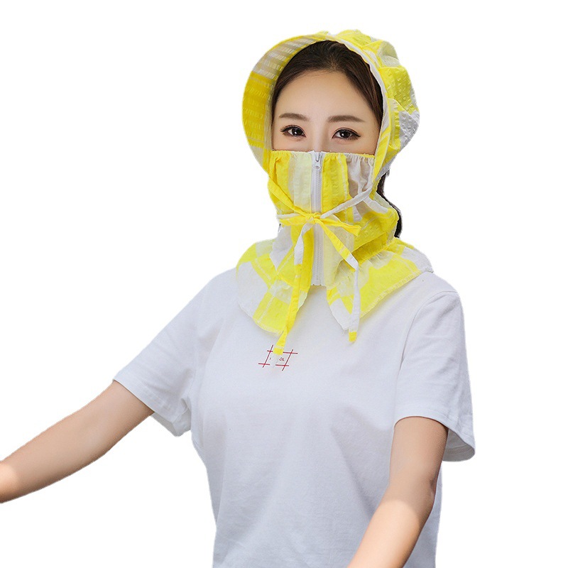 Sun hat, cycling sun protection, women's summer tea-picking hat, new UV-resistant outdoor sun hat, light and breathable style Item Picture