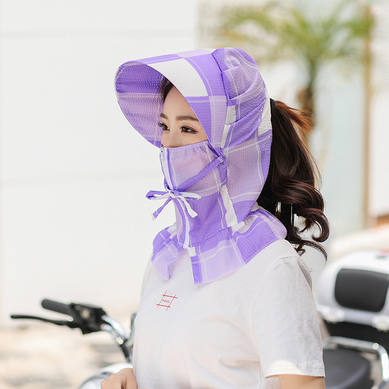 Sun hat, cycling sun protection, women's summer tea-picking hat, new UV-resistant outdoor sun hat, light and breathable style Application Scenario