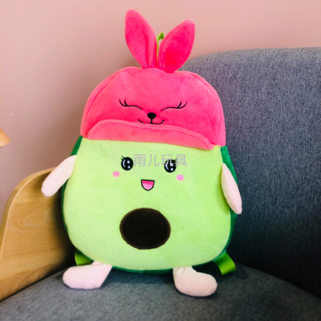 Juguetes de peluche mochilas de aguacate mochilas de aguacate sombreros mochilas para niños mochilas de guardería mochilas Application Scenario
