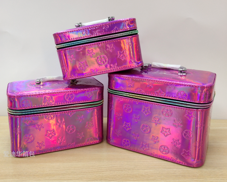 The new "Big Star" large-capacity three-piece makeup portable travel storage waterproof toiletry bag from Adiwa details Picture